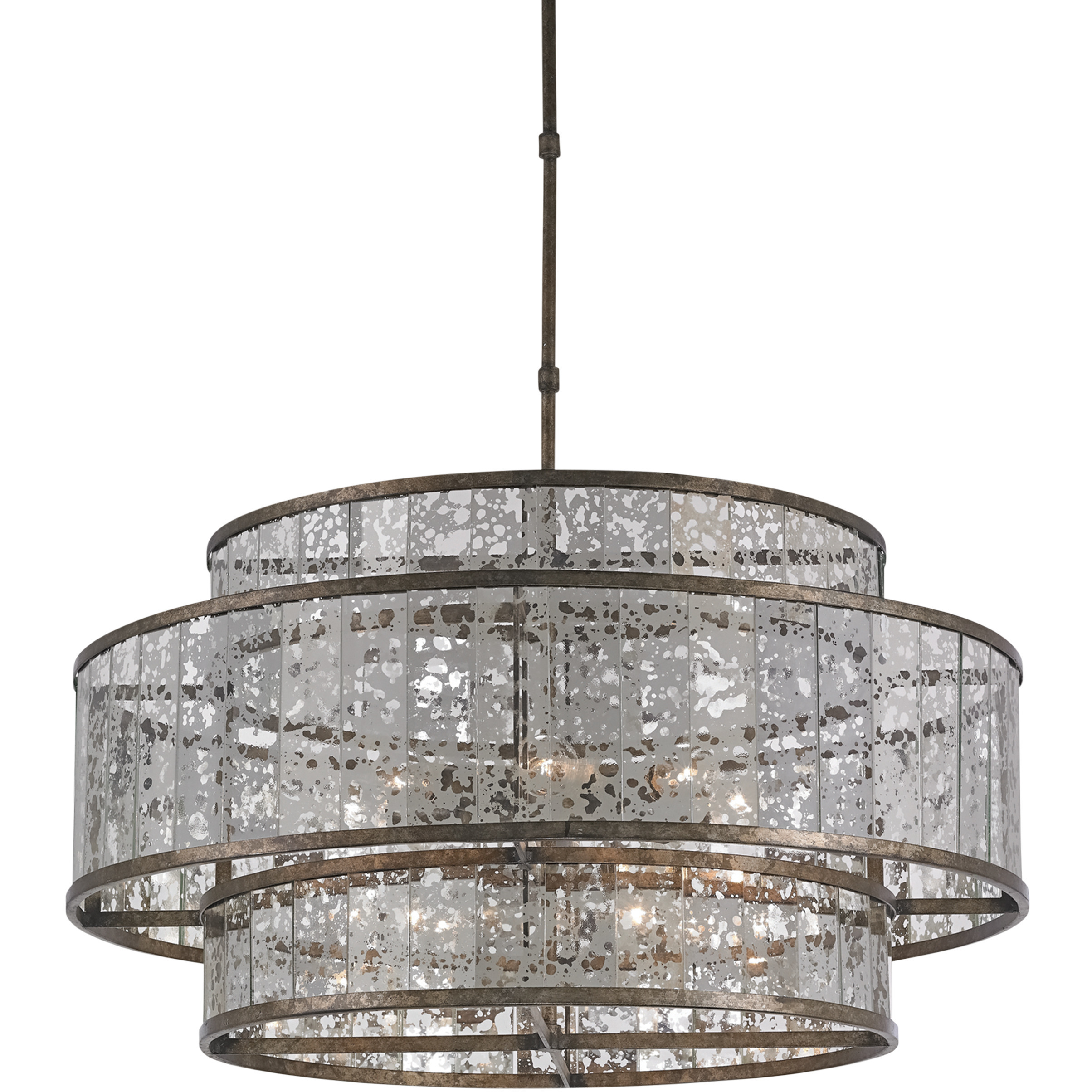 Fantine 8 Light 30 inch Pyrite Bronze Chandelier Ceiling Light